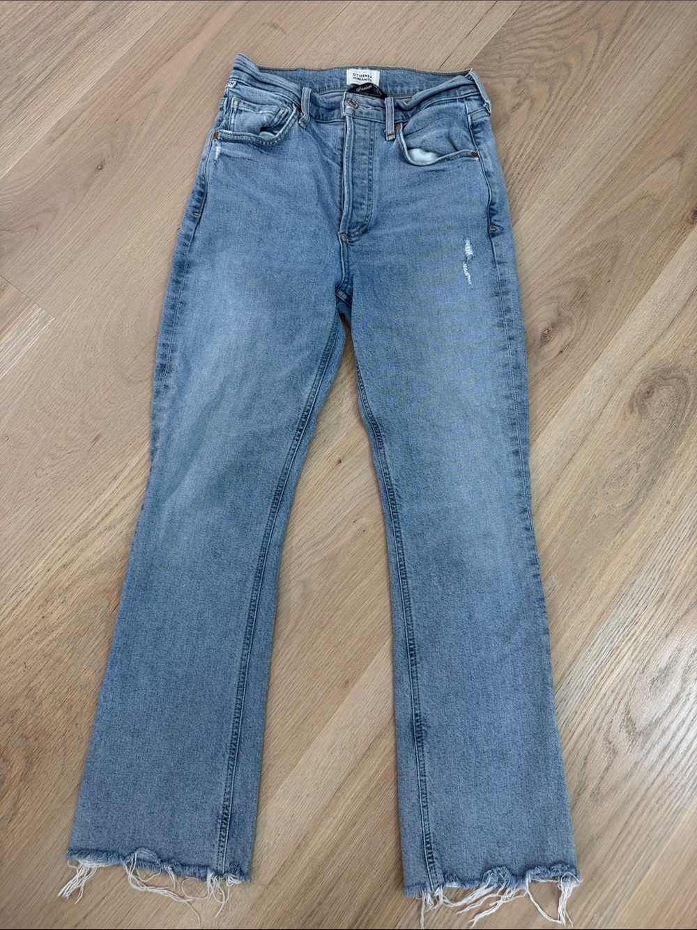 Citizens of Humanity Premium Vintage Cropped Flare Jeans Light Wash Size 25